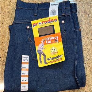 Wrangler Men's Straight Jeans - Deep Blue